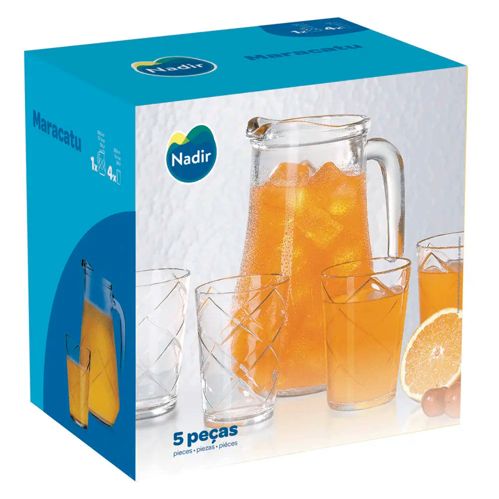 Set de jarras con vasos
