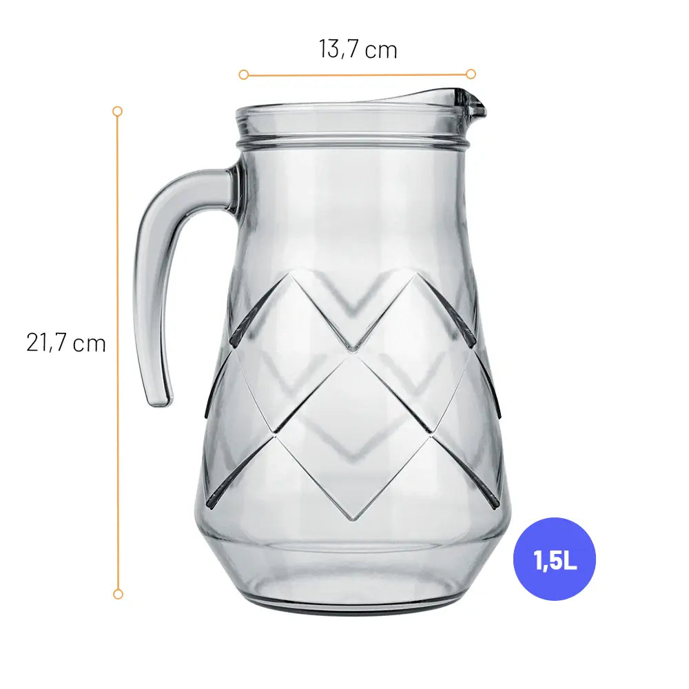 Set de jarras con vasos