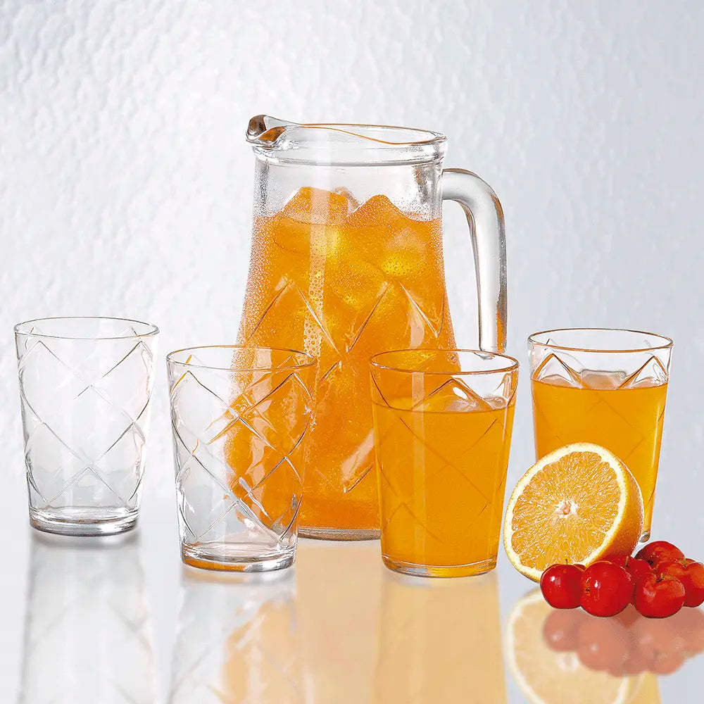 Set de jarras con vasos