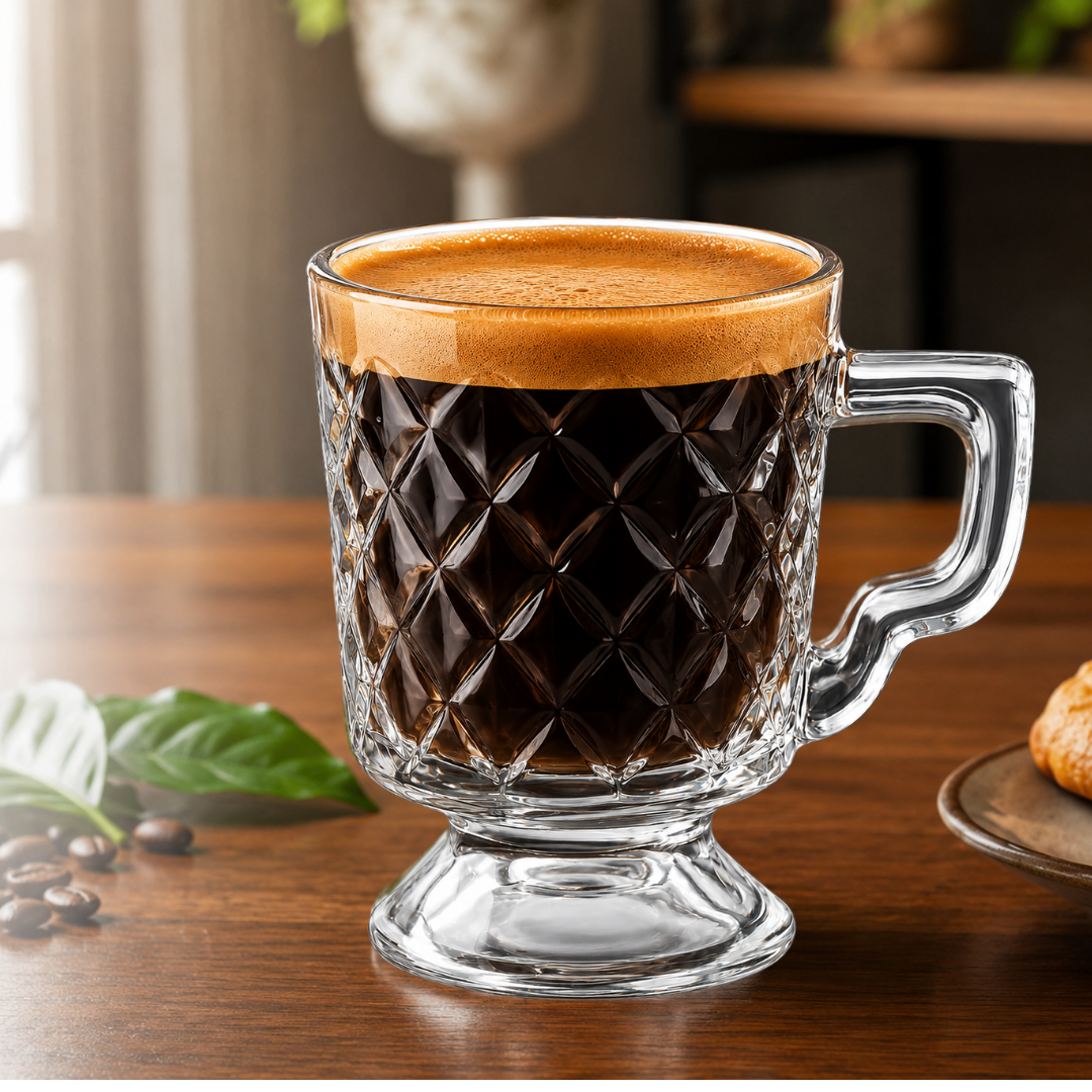tazitas para espresso con decoracion