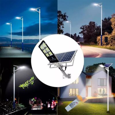 Luminaria Solar con panel externo 2000 watts (Incluye tubo, soporte para panel y pernos)