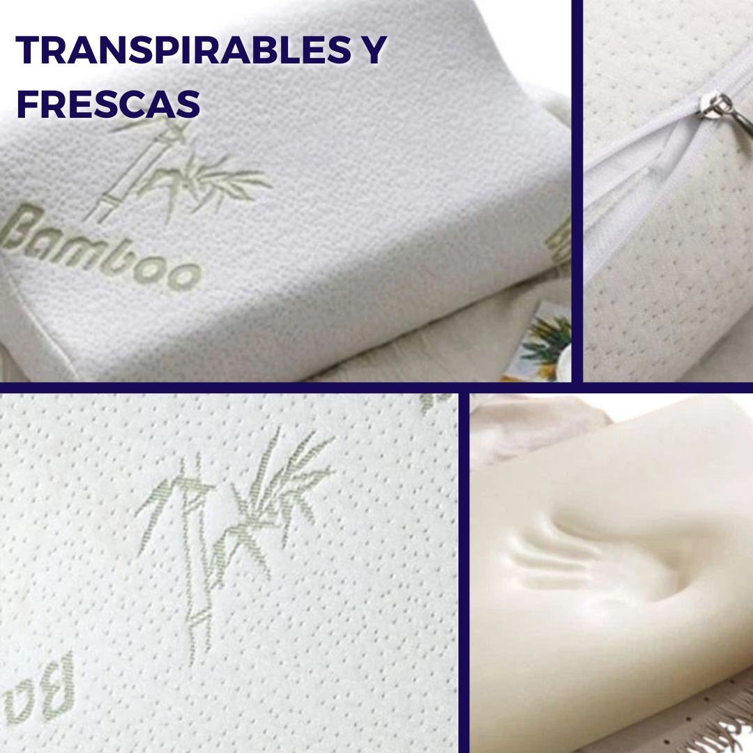 Almohada memory foam bamboo