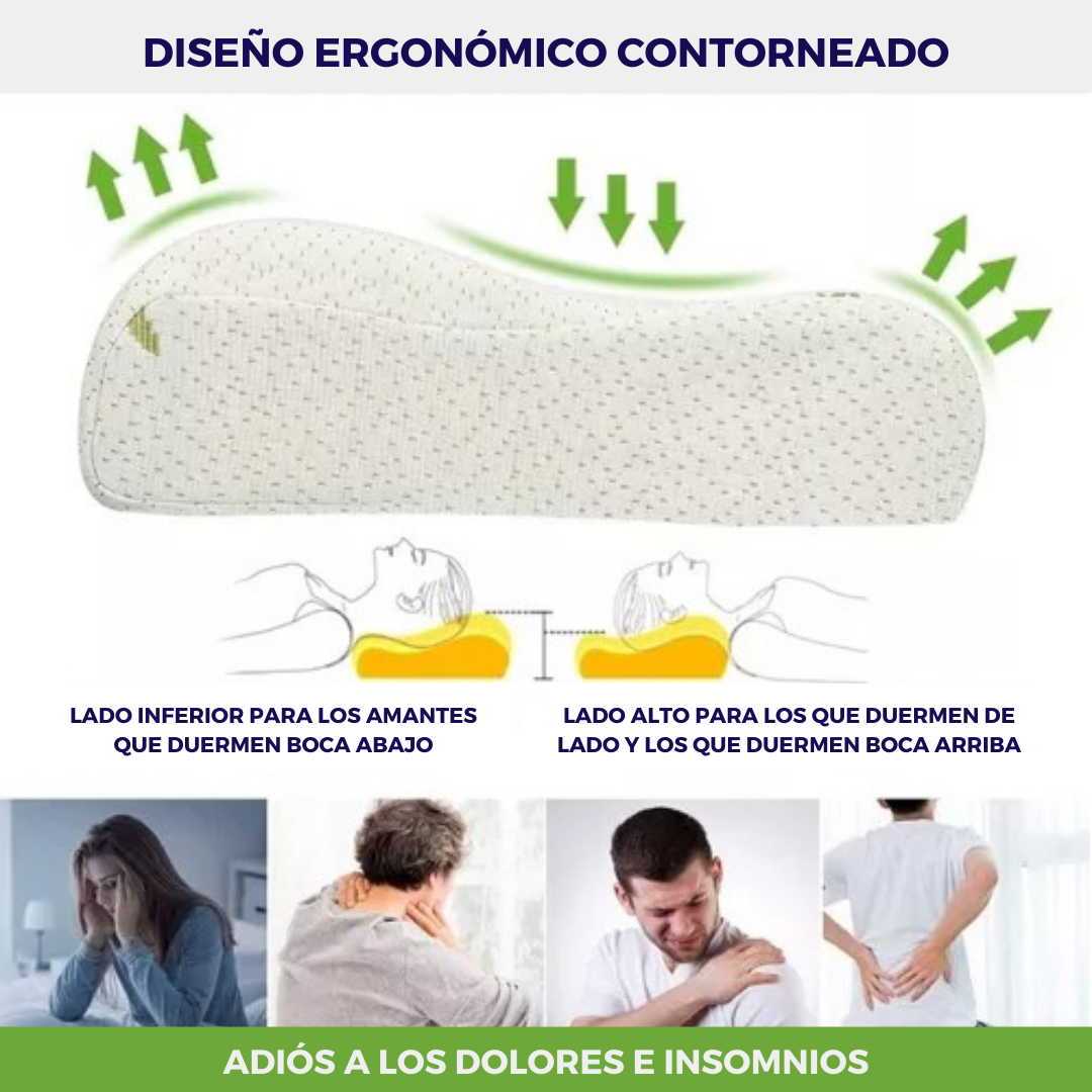 Almohada memory foam bamboo