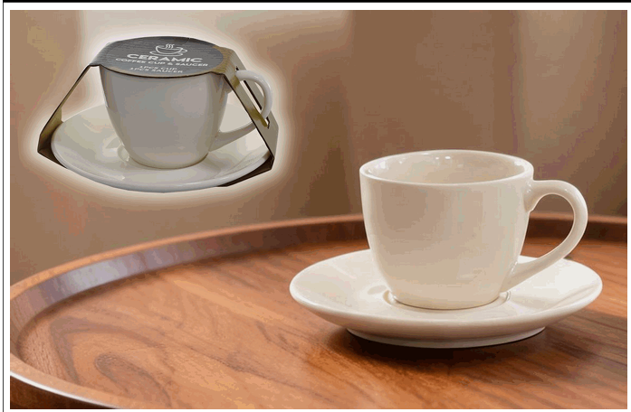 SET DE 6 TAZAS CON SU ESCUDILLA 41825