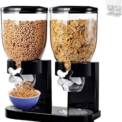 Dispensador doble para cereales, marca HOMESTAR