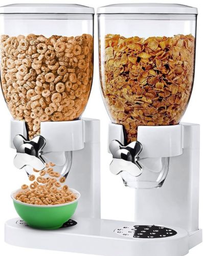 Dispensador doble para cereales, marca HOMESTAR