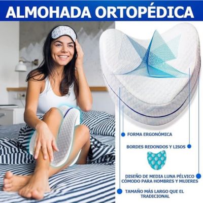 Almohada ortopedica para rodillas y piernas