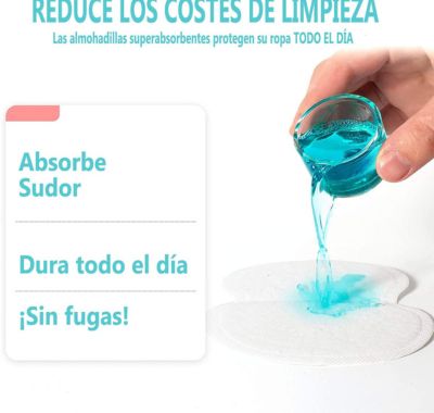 Parche absorbente / sudor de axilas (48 unidades)