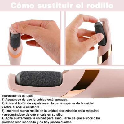Lima electrica para pies, removedor de callos (Recibe regalia sorpresa)