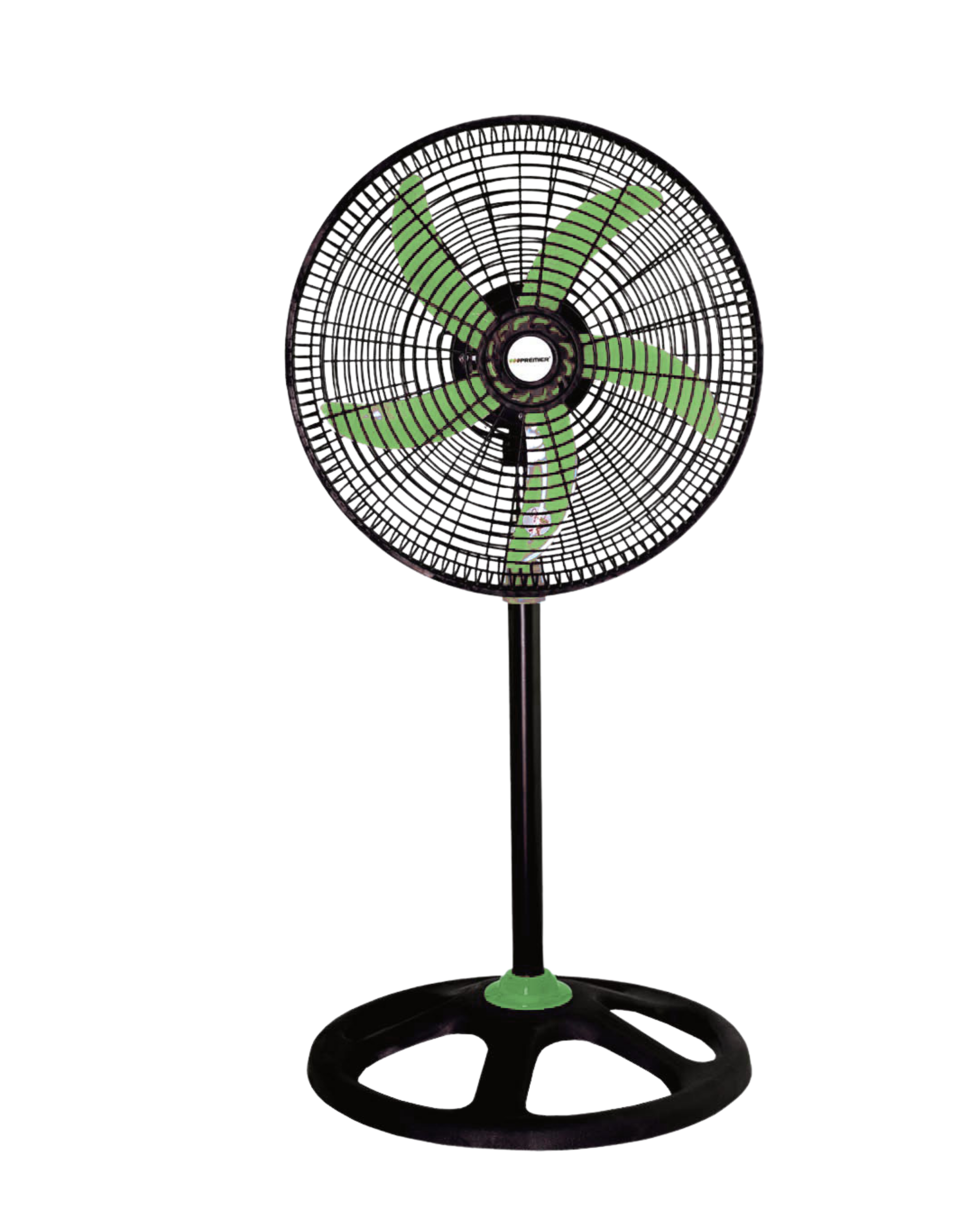 Abanico de pedestal (18IN) manzana verde AB-18066-5B(AG)
