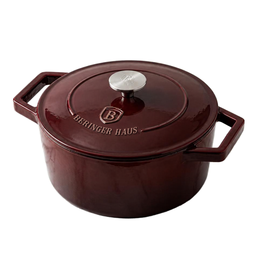 Cacerola con tapa BRGUNDY 24CM BH-6497