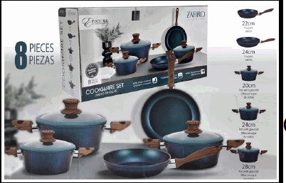 Juego de ollas epicure 8PCS-042