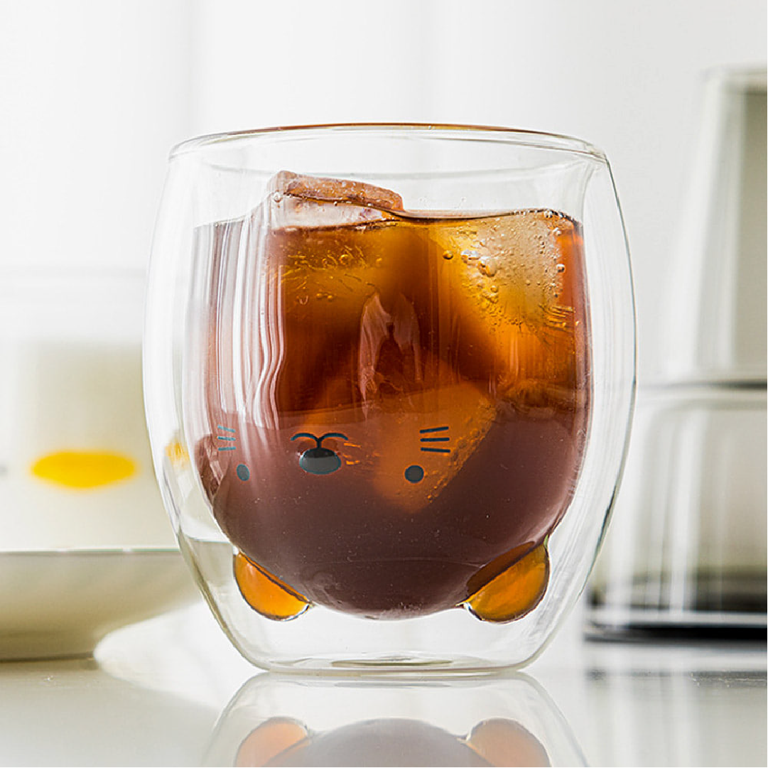 Taza doble de gatito