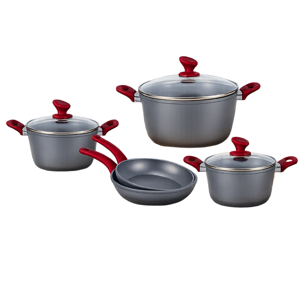 Set de 8 piezas epicure (Toscana) aluminio con revestimiento de cerámica