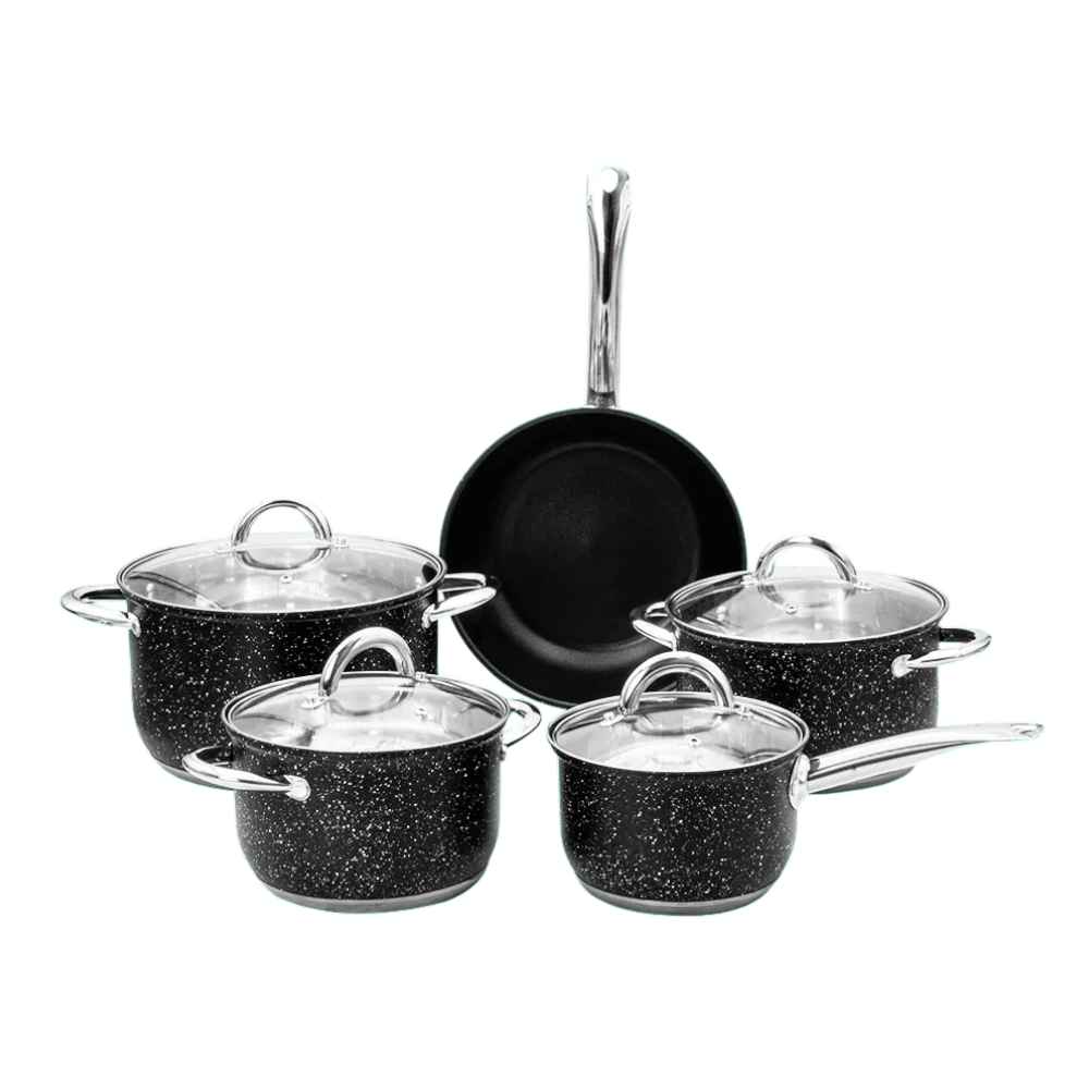 Set de 9 piezas epicure acero inoxidable