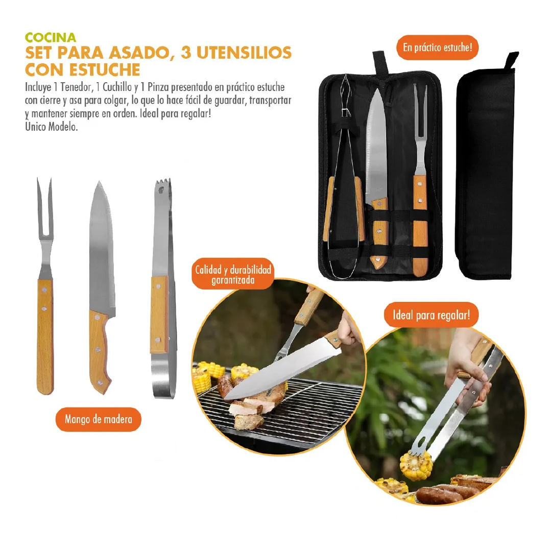Set de cuchillos para asado