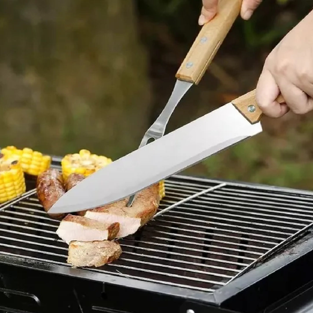 Set de cuchillos para asado