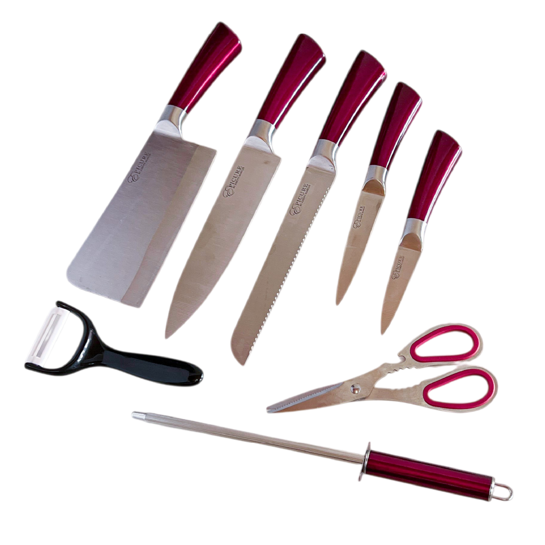 Cuchillos epicure 8 piezas