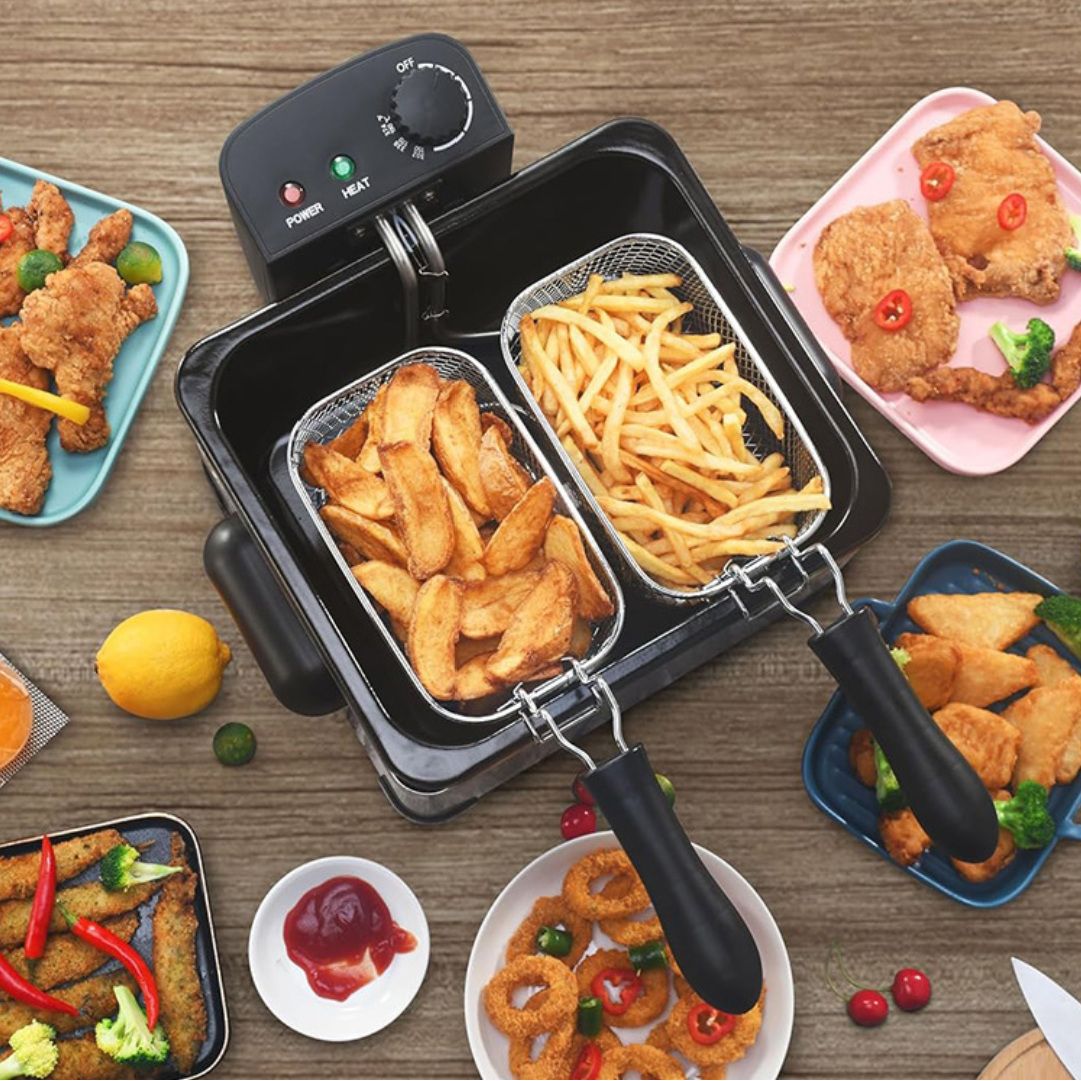 Freidora electrica crystal cuisine 6L