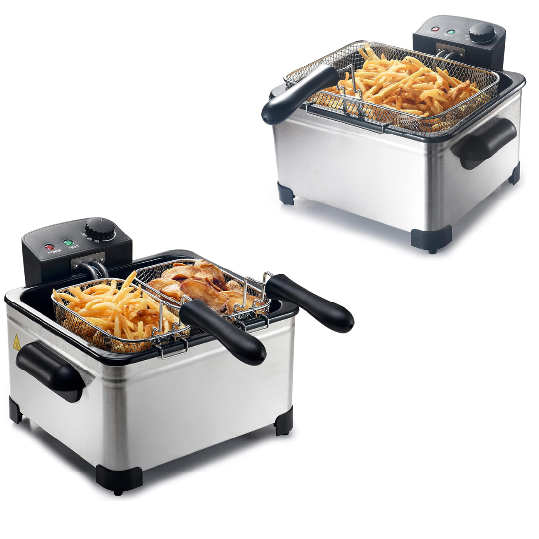 Freidora electrica crystal cuisine 6L