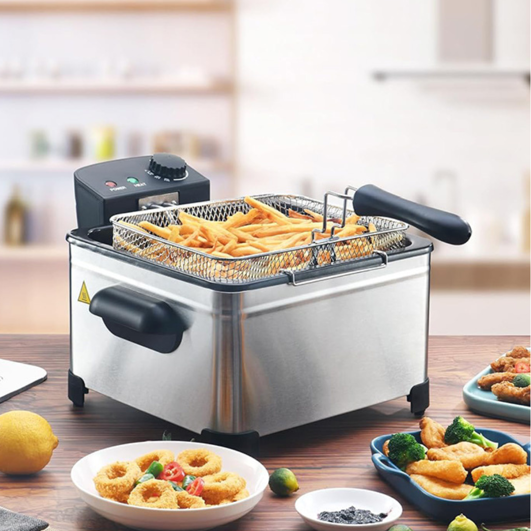 Freidora electrica crystal cuisine 6L