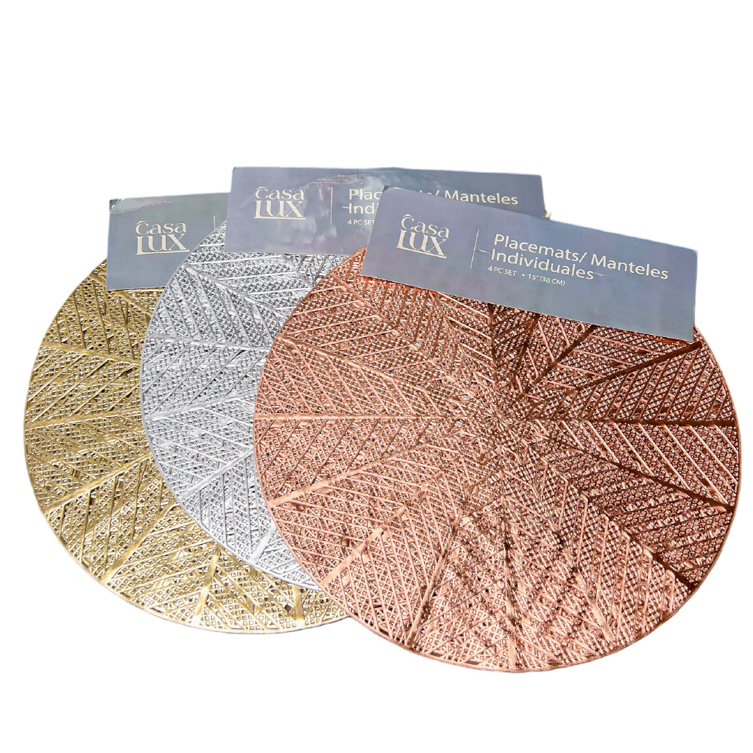 Set de 4 individuales