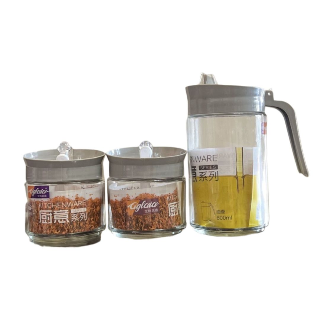 Set de 3 condimenteros