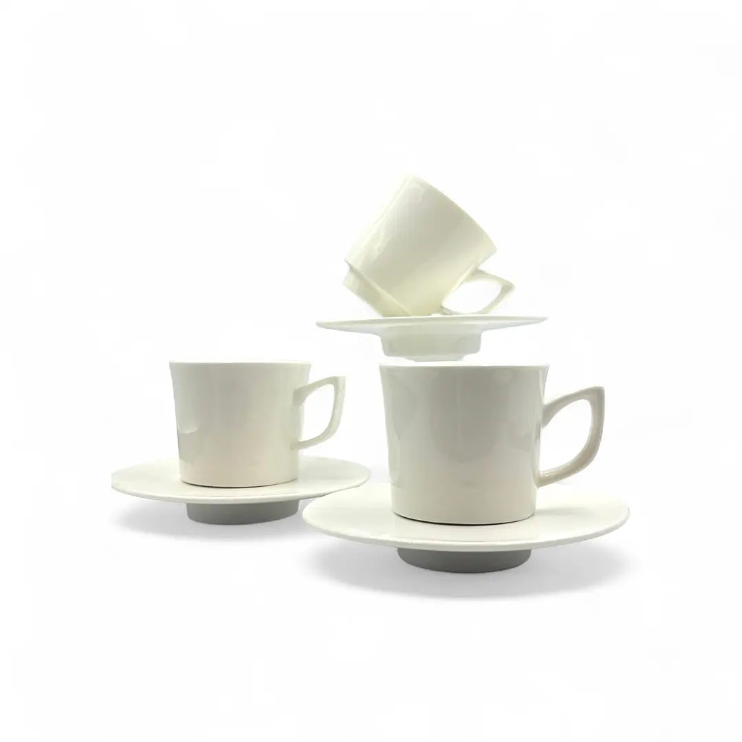 Set 6 de tazas con su escudilla