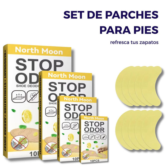 Set de 40 parches para refrescar tus pies