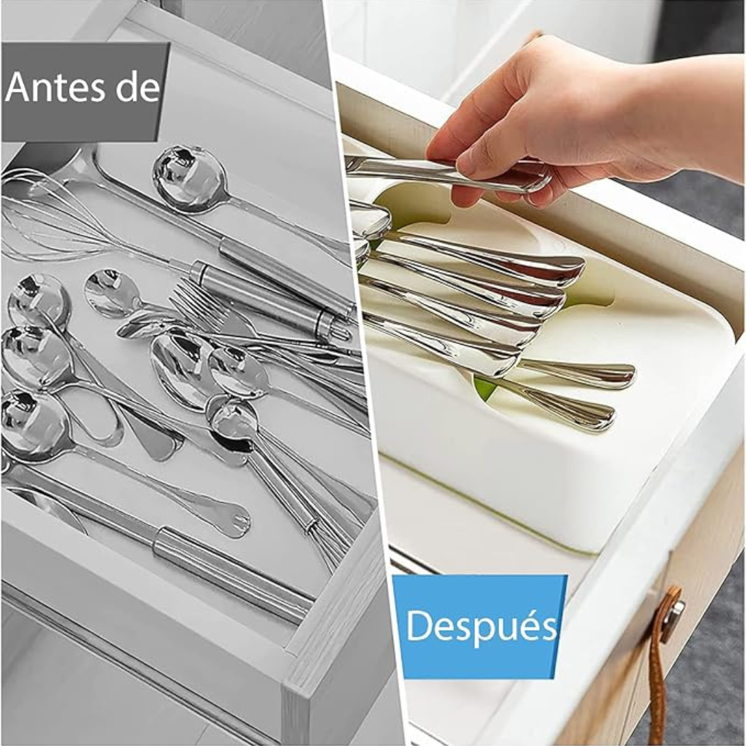 Set de organización (1 organizador aéreo + 1 organizador de cucharas)