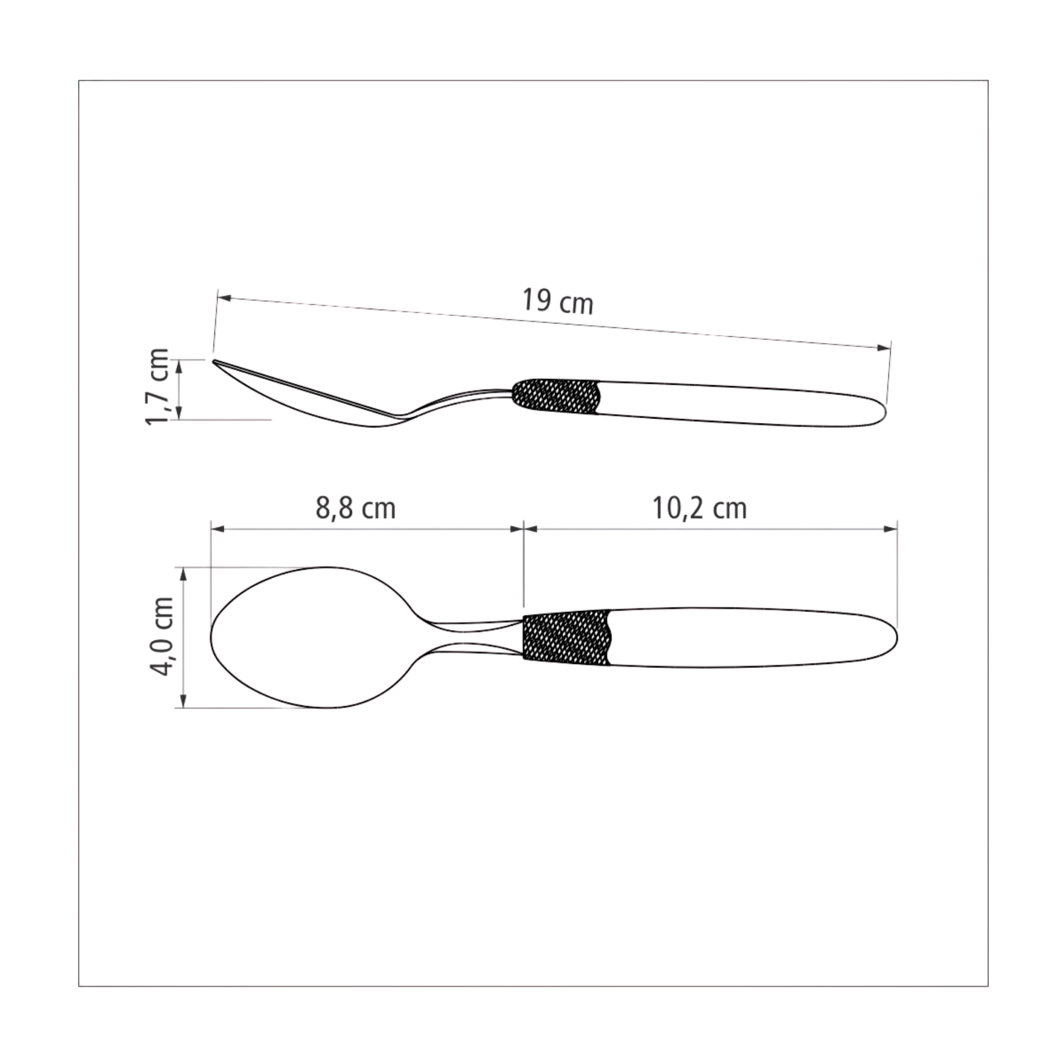 Set de 12 cucharas de Mesa Tramontina