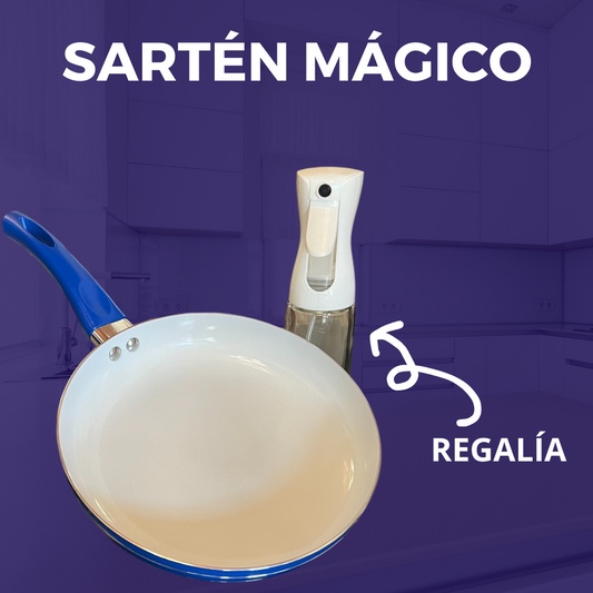 Sartén mágico + regalía de spray de aceite