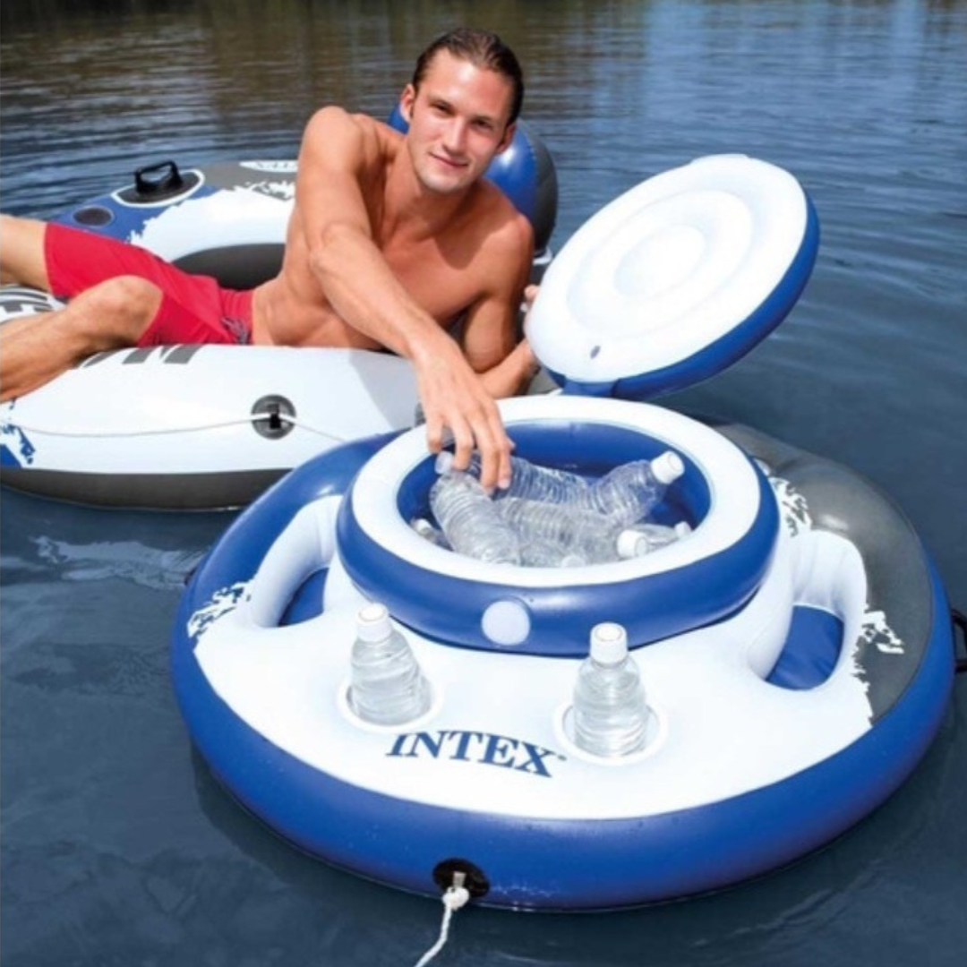 Hielera inflable para piscina