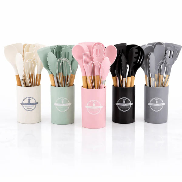 Set de cucharones de silicon mod 3146