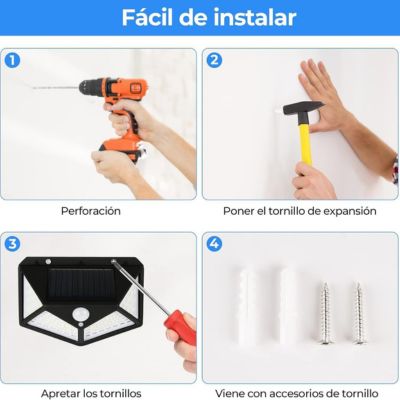 Luces solares compactas PAGA DOS y lleva la tercera GRATIS
