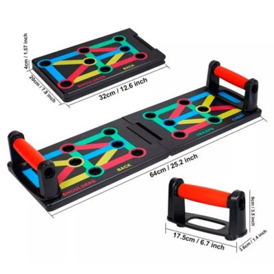 Tabla para ejercicios multifuncional (pecho, brazos, espalda)