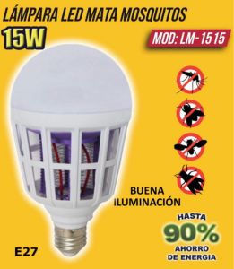 Set de bombillos mata mosquito. Paga 2 y lleva 3
