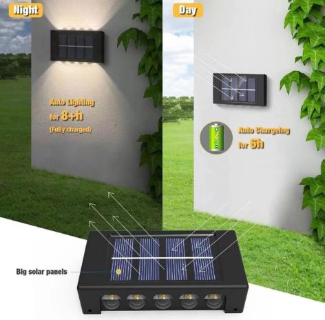 Set de luces solares decorativas de pared