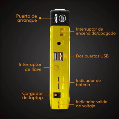 Arrancador de bateria de Auto (600 ampierios)