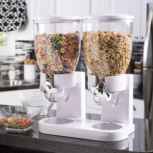 Dispensador doble para cereales, marca HOMESTAR