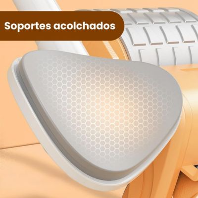 Rodillo doble rueda para ejercicio abdominal