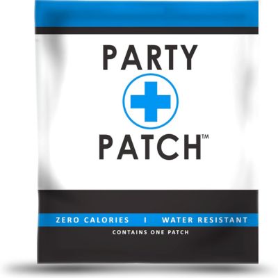 Parche anti resaca (5 parches) / El parche se pone antes de iniciar la fiesta.