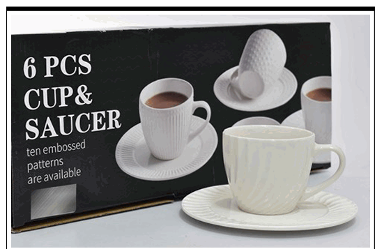 SET DE TAZAS DE PORCELANA 84578