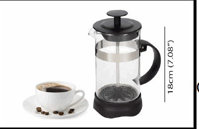Prensa francesa 600 ml negra