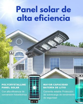 Luminaria Solar de 300 watts (incluye tubo).