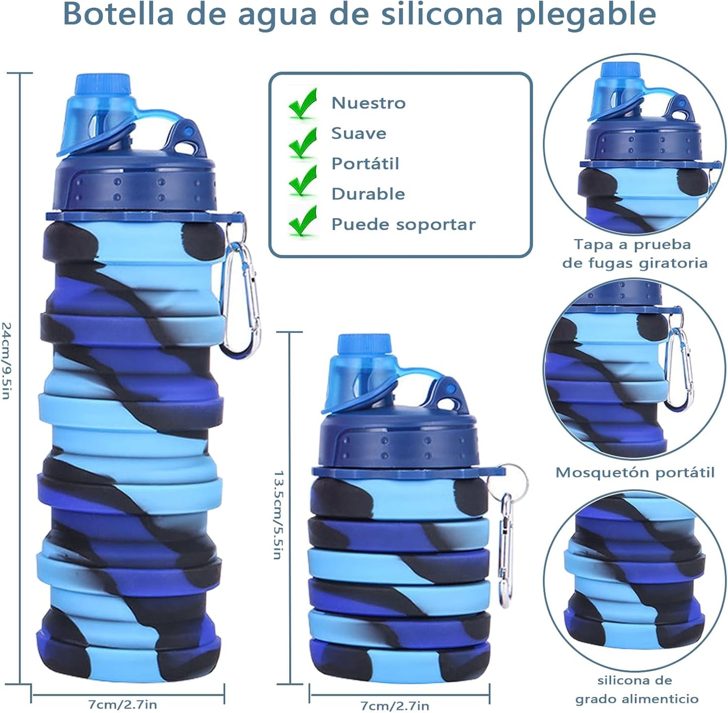 Set ejercitador de mano. (1 hangrid + 1 ejercitadores  de dedos) REGALIA 1 BOTELLA PLEGABLE DE SILICON