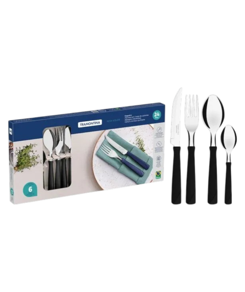 Juego de cubiertos Tramontina de 24 piezas