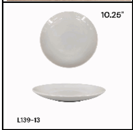 Plato de ceramica 10.25 L139-13