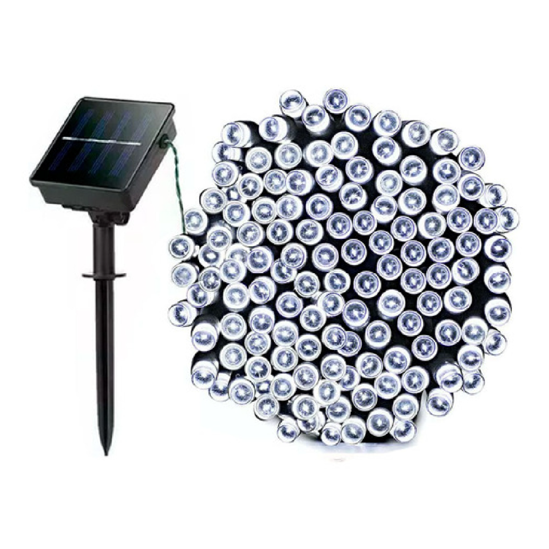 3 cajas de luces navideñas solares (cada caja contiene 100 leds de 10 metros de largo)