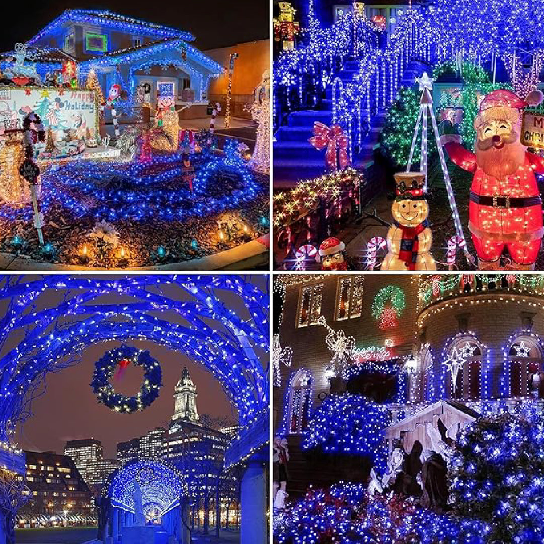 Luces eléctricas 100 leds 9 mts